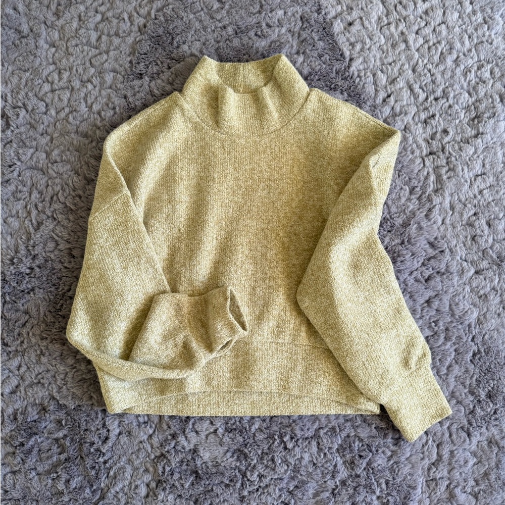 Offline by Aerie | Women's Cream Mock Turtleneck Sweater XS